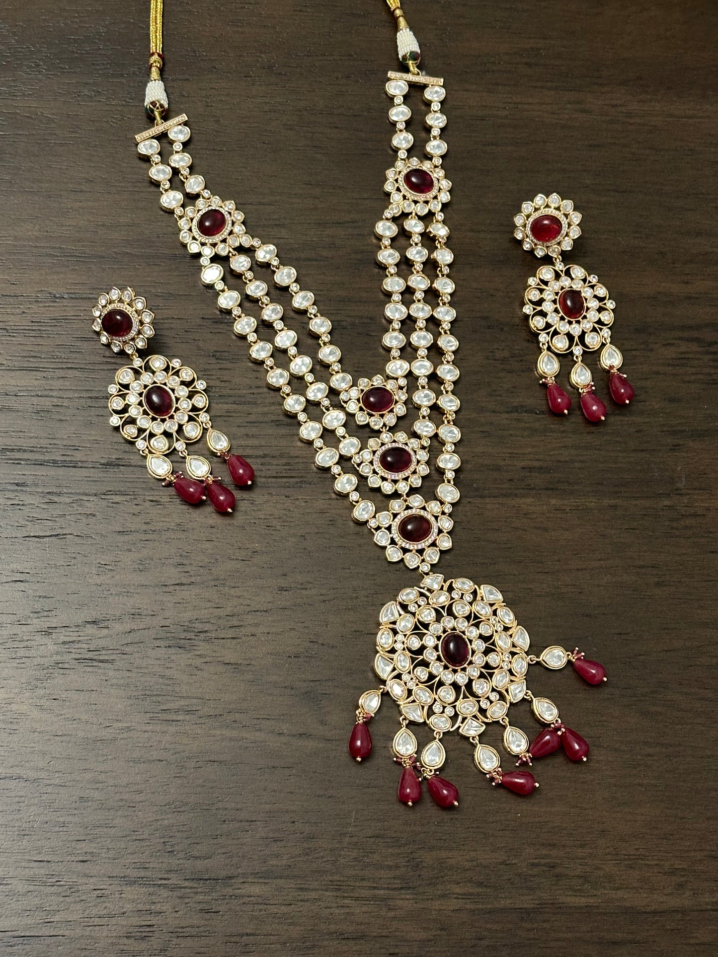 Multilayer kundan raani haar