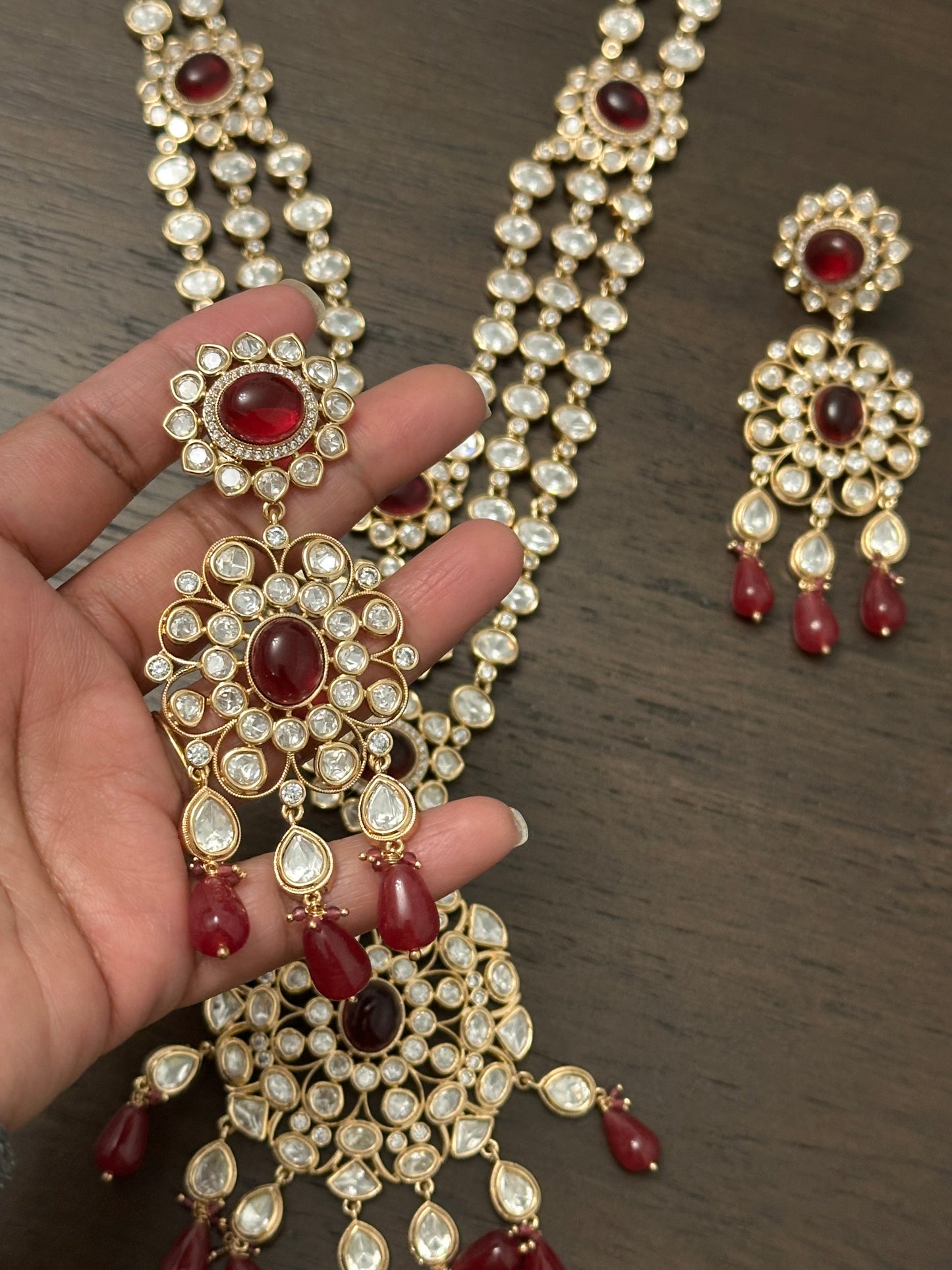 Multilayer kundan raani haar